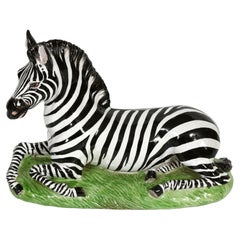 Small Ceramic Zebra