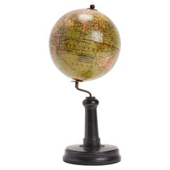 A small didactic terrestrial globe by Columbus, Germany 1920. 