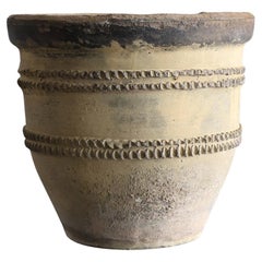 A small early 20th C. Black Catalan Cosi Pot Wabi Wabi