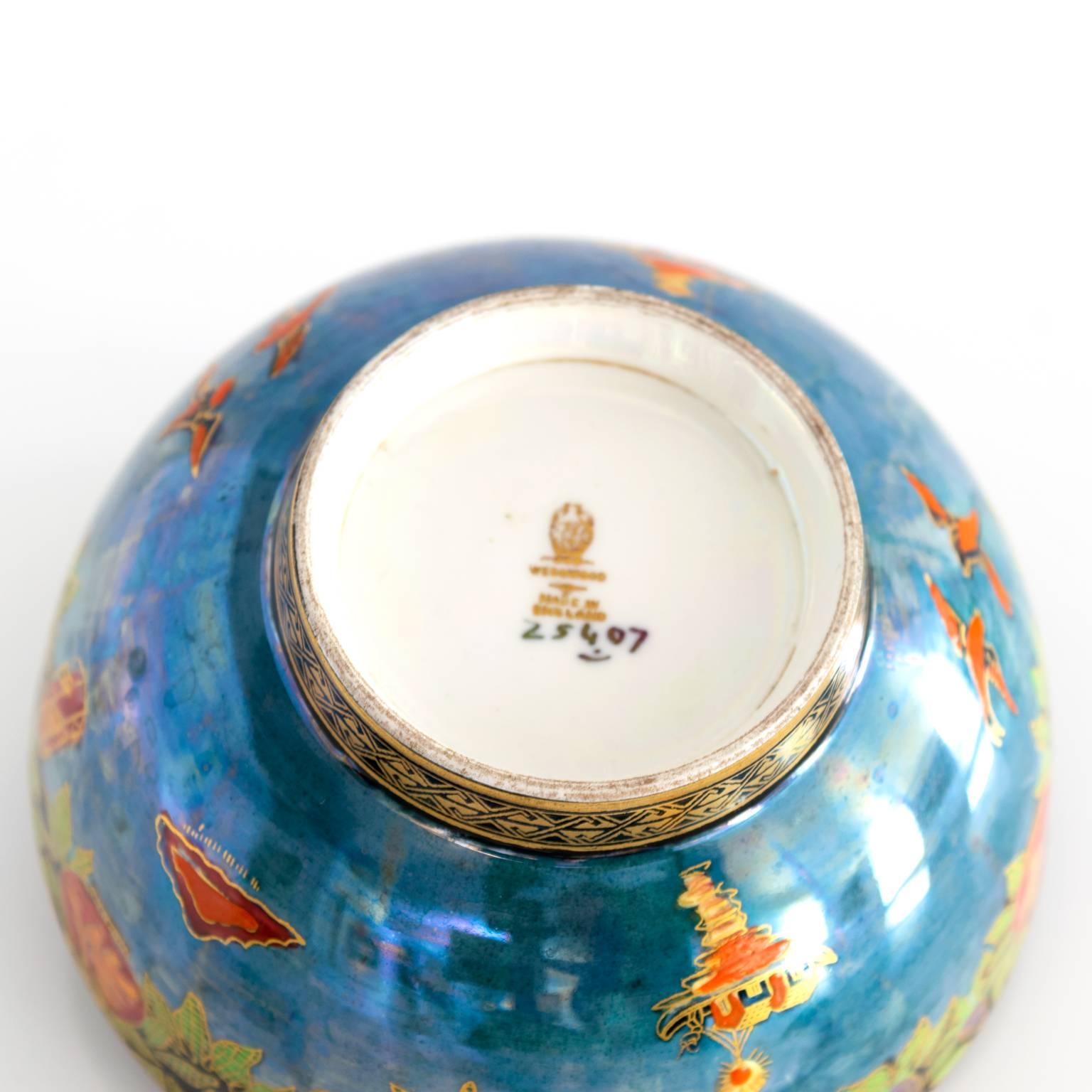 Small Fairyland Lustre Bowl Designed Daisy Makeig Jones for Wedgwood In Excellent Condition In New York, NY