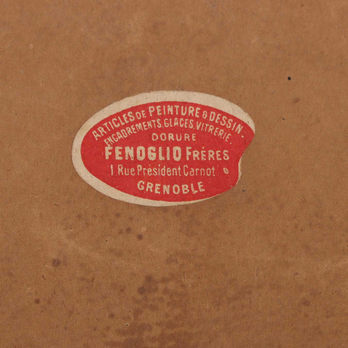 Kleiner französischer Spiegel aus Giltwood, um 1880. im Zustand „Gut“ im Angebot in Philadelphia, PA