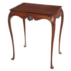 Small George III Style Irish Mahogany Silver Table