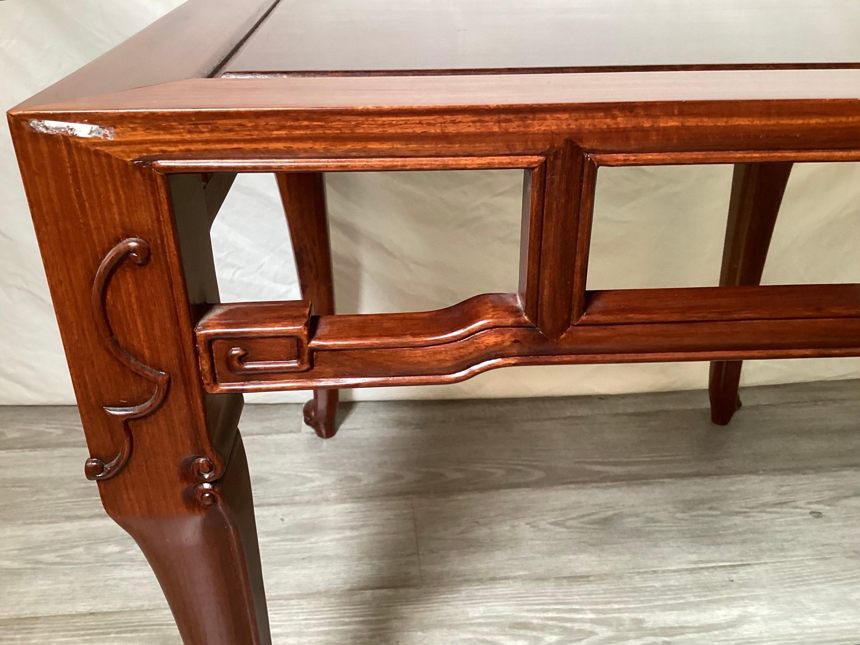 Small Hand Carved Chinese Occasional Table For Sale 1