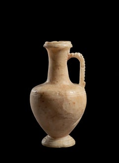 Ancient Hellenistic Alabaster Lekythos, 4th-3rd Century BC