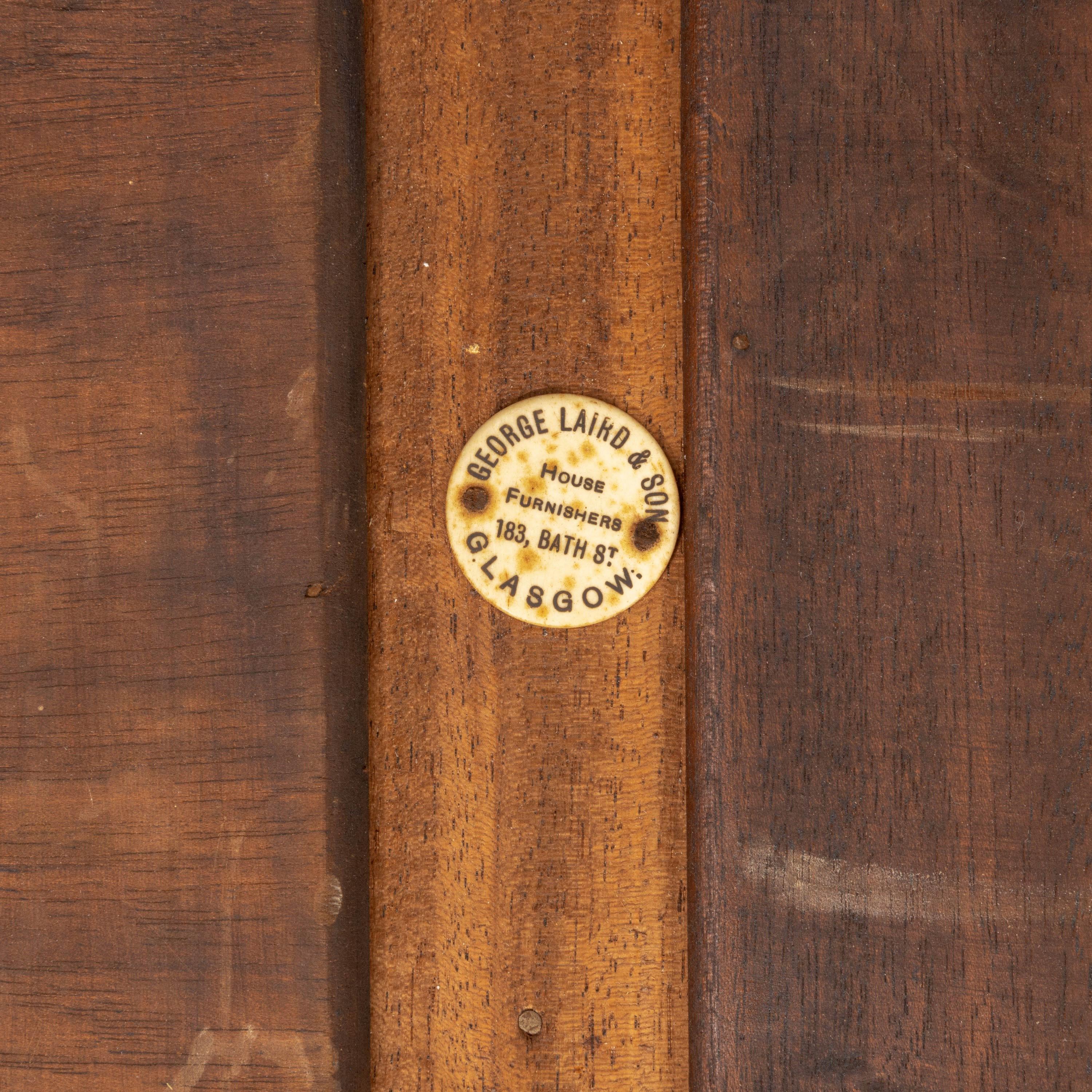 Small Late 20th Century Mahogany Revolving Bookcase 1