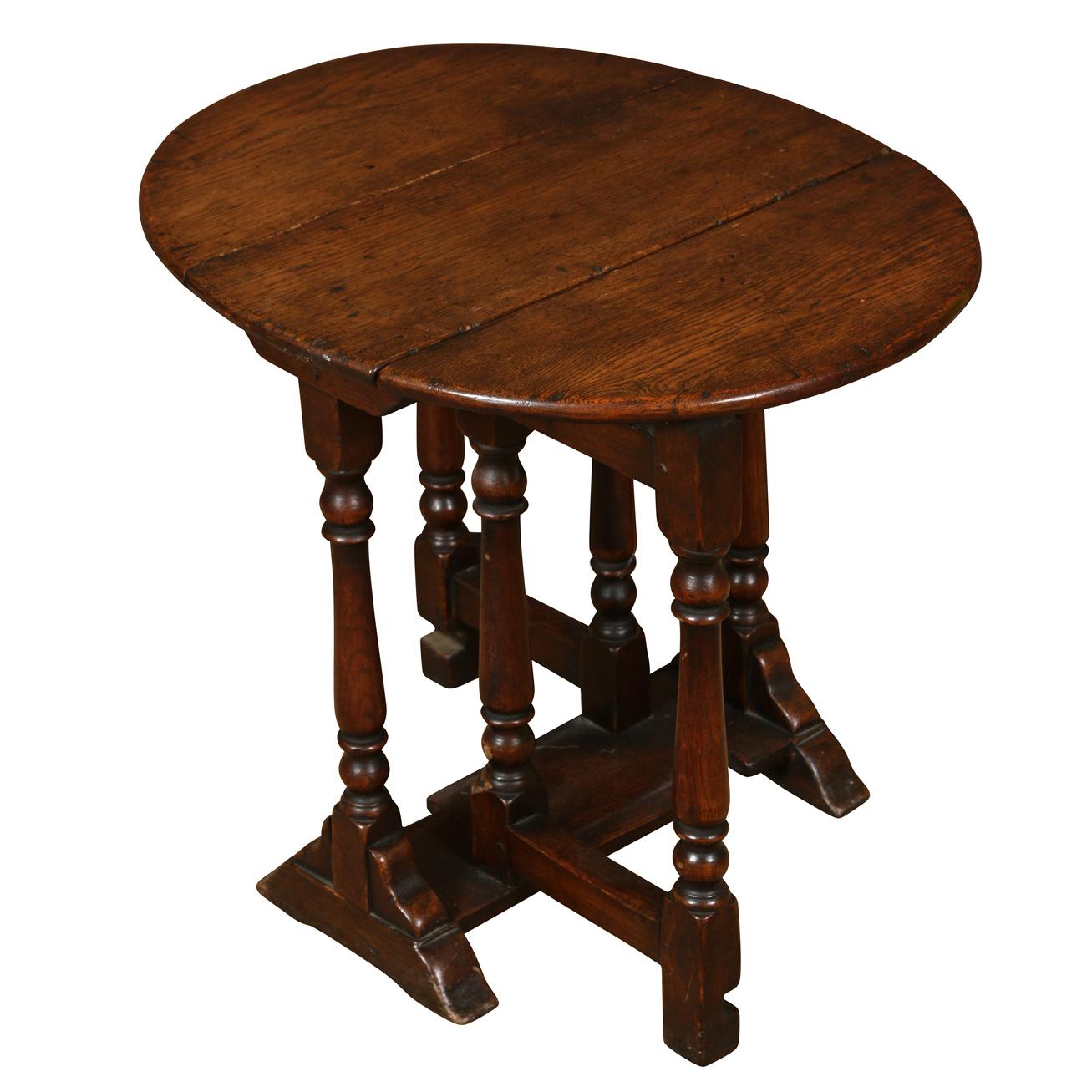 English A Small Oak Side Table