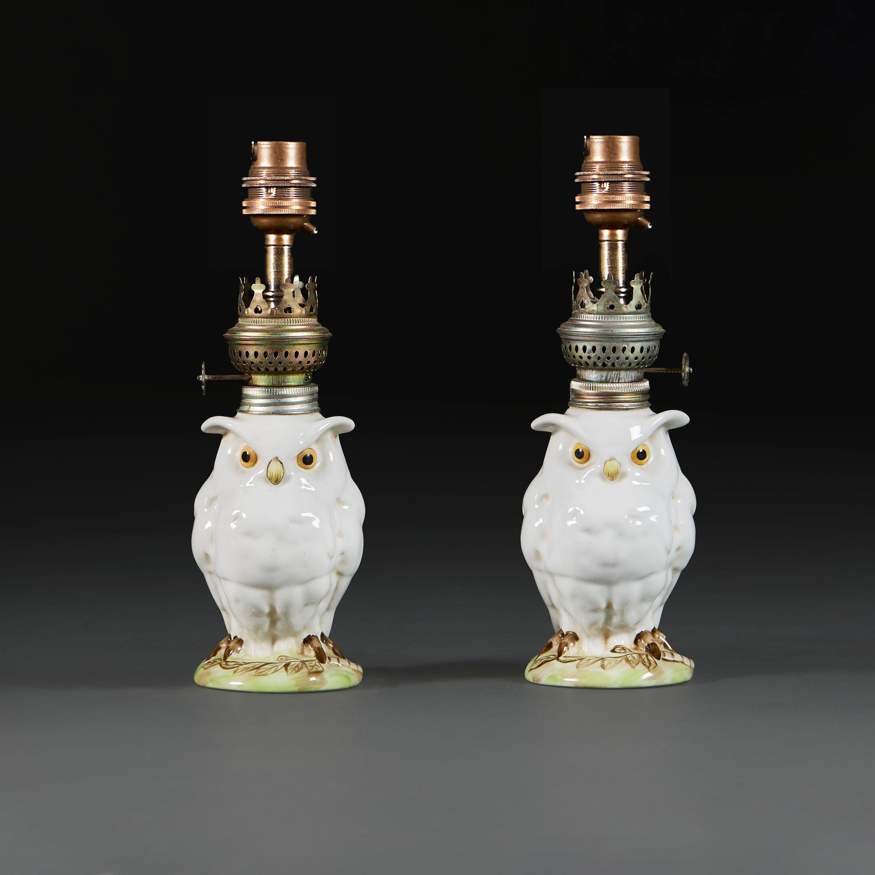 owl lamp base