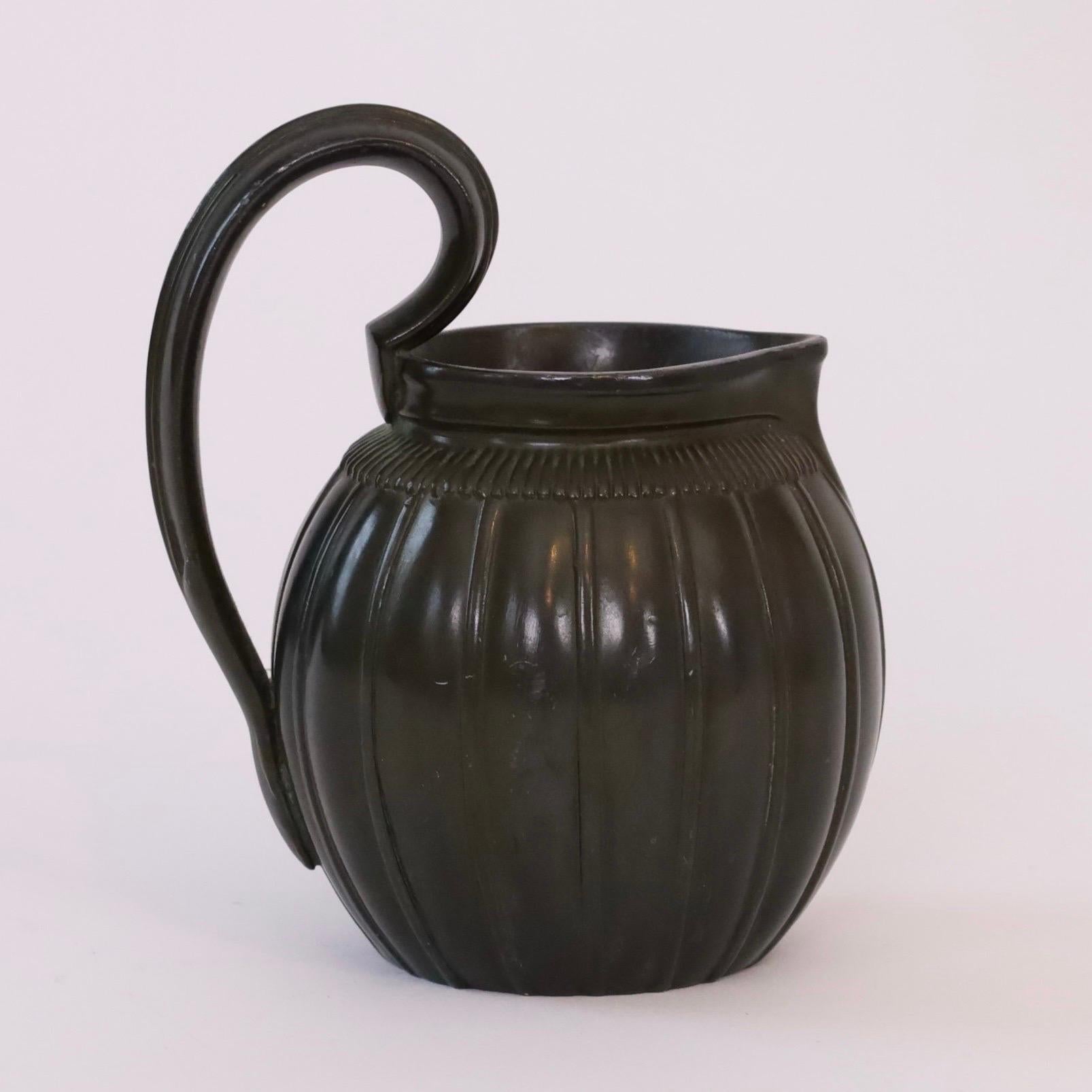 Metal A small pitcher vase designed by Just Andersen, 1930s, Denmark For Sale