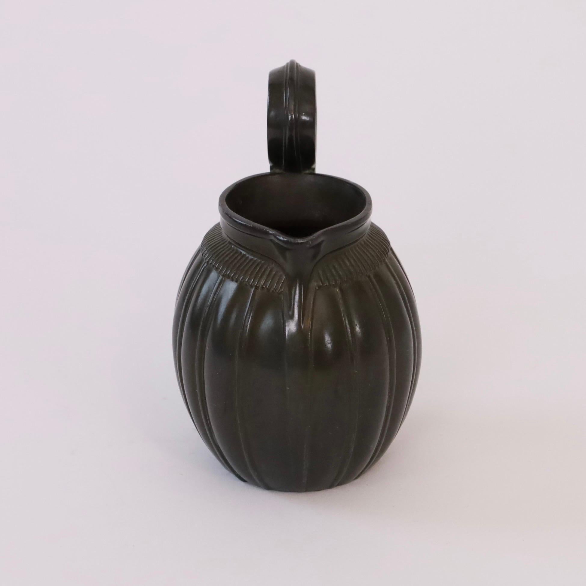 A small pitcher vase designed by Just Andersen, 1930s, Denmark For Sale 2