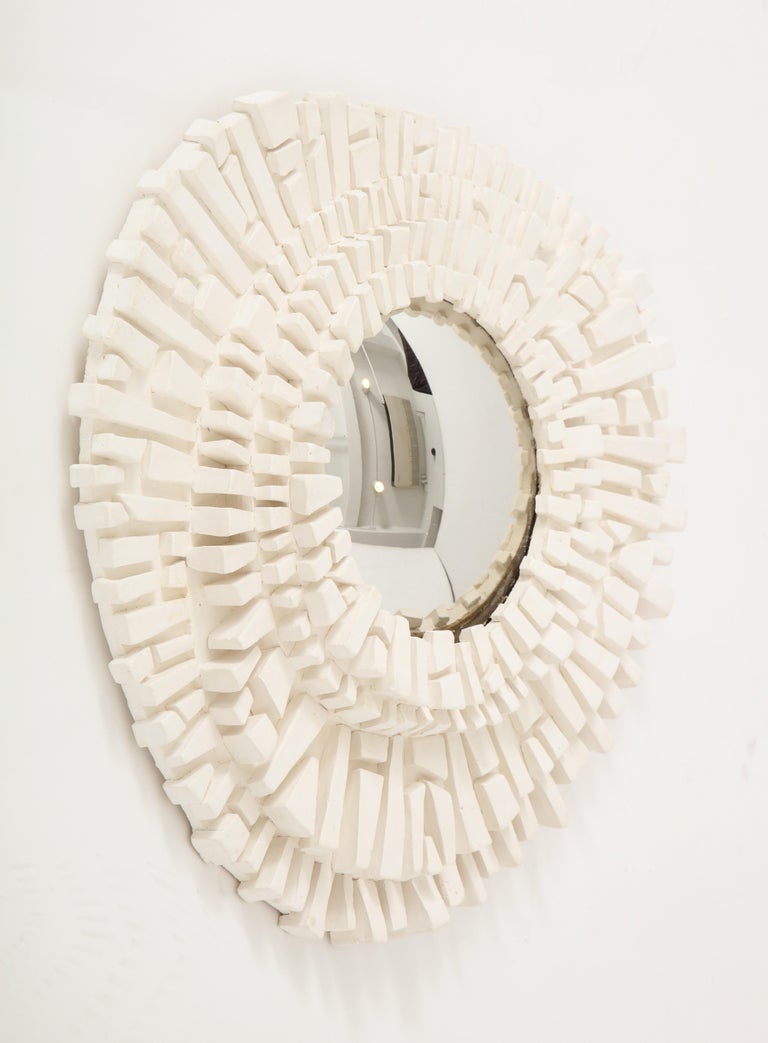 Small Plaster Mirror at 1stDibs