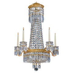 A Small Regency Chandelier By Hancock & Rixon