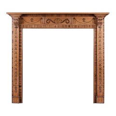 A Small Scale Timber Fireplace in the Regency Style