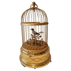 Vintage Small Singing Bird Cage by Reuge