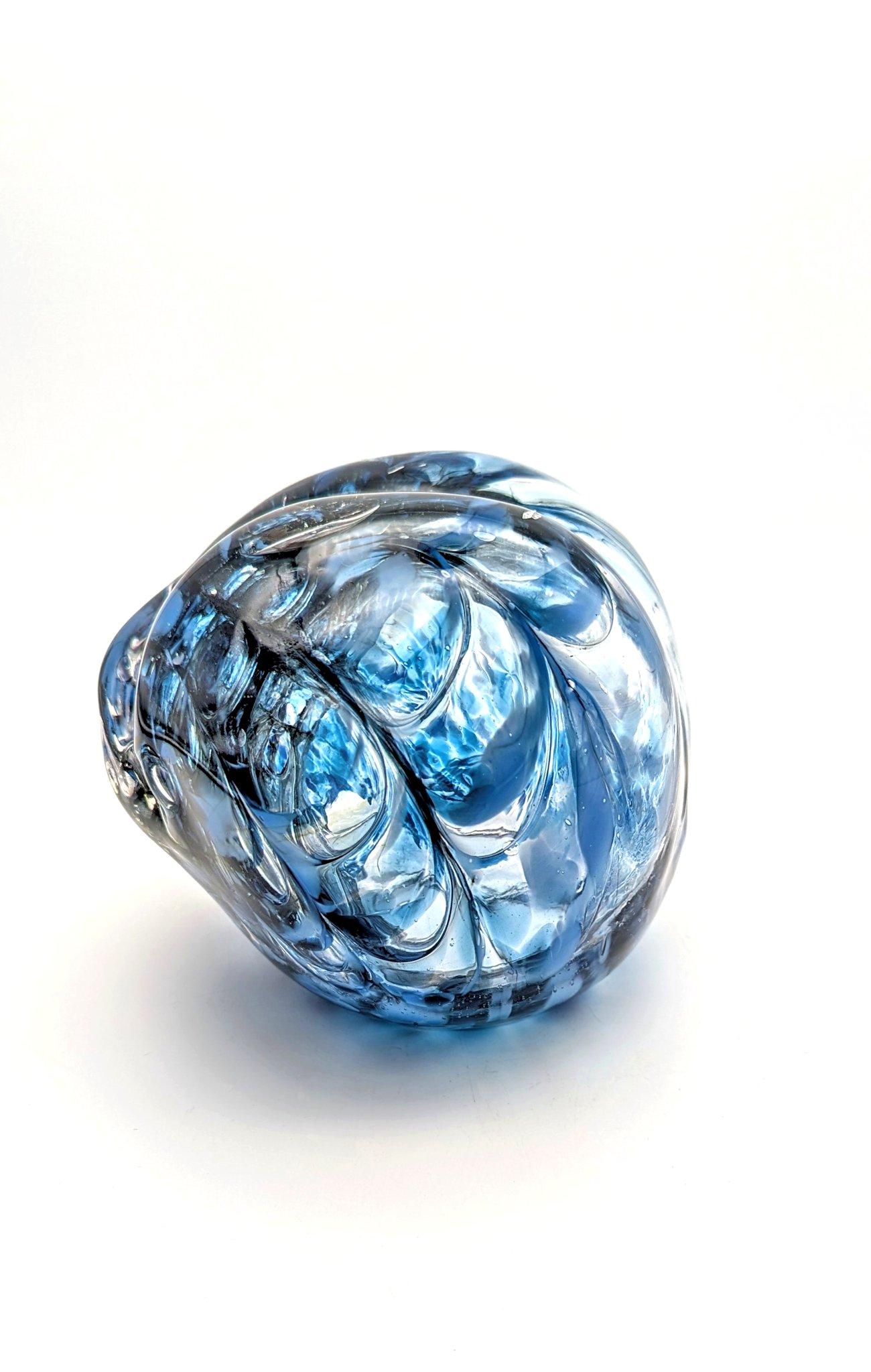 Altro Una piccola scultura in vetro da studio di Joerg F. Zimmermann, realizzata nel 2016. in vendita