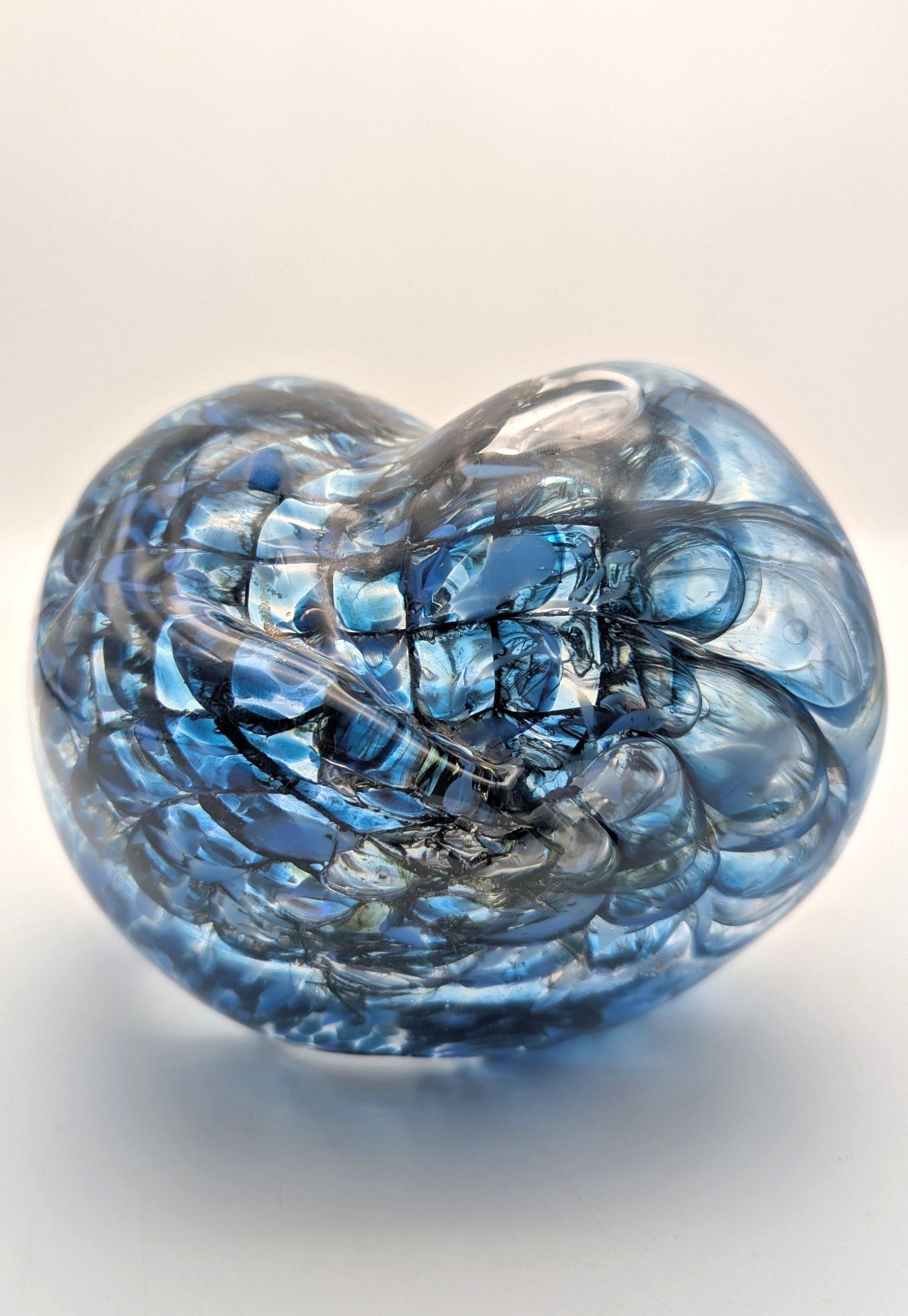 Una piccola scultura in vetro da studio di Joerg F. Zimmermann, realizzata nel 2016. in vendita 1