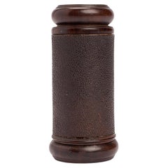 A small telescope in paper, glass and snakewood. Golden decoration. France 1780.