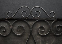 Small Wrought Iron Firescreen