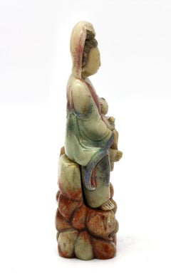 Soapstone Figure of Songzi Guanyin