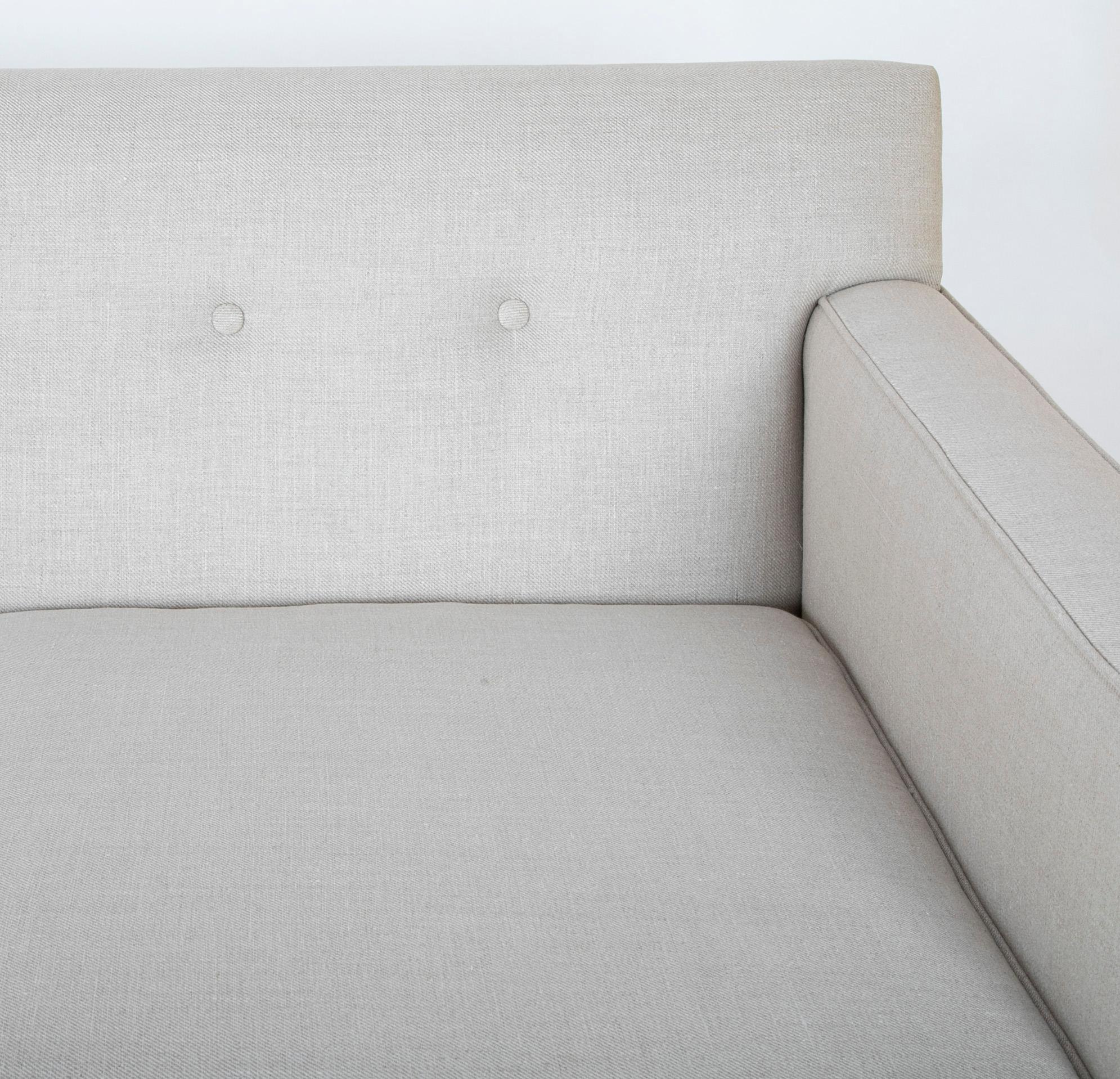 Sofa, entworfen von Edward Wormley und hergestellt von Dunbar (Mitte des 20. Jahrhunderts) im Angebot