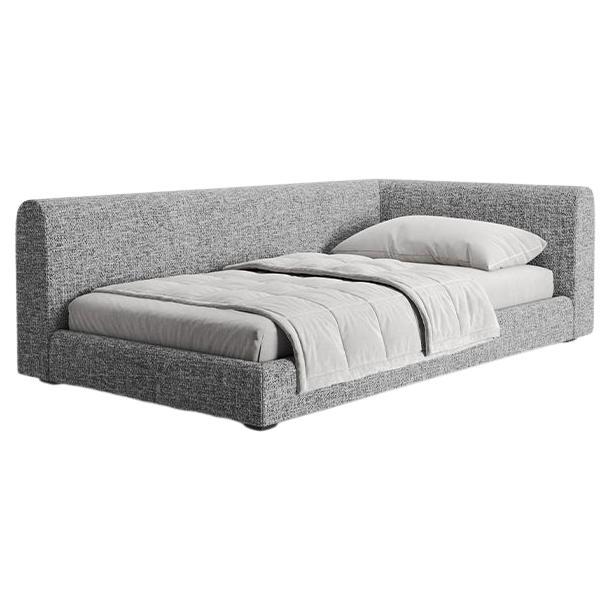 Cama infantil moderna "Chiaro" de tela italiana by Palo Nero