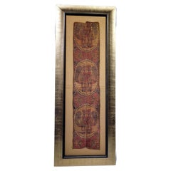 ivory samite Sogdian Silk Samite Fragment with Confronting Pheasants Central Asia 8th Century