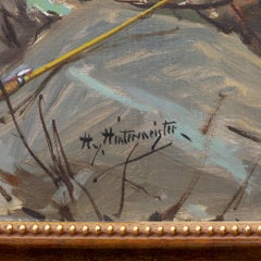 "A Soggy Inconvenience" Original Oil Painting by Henry Hintermeister