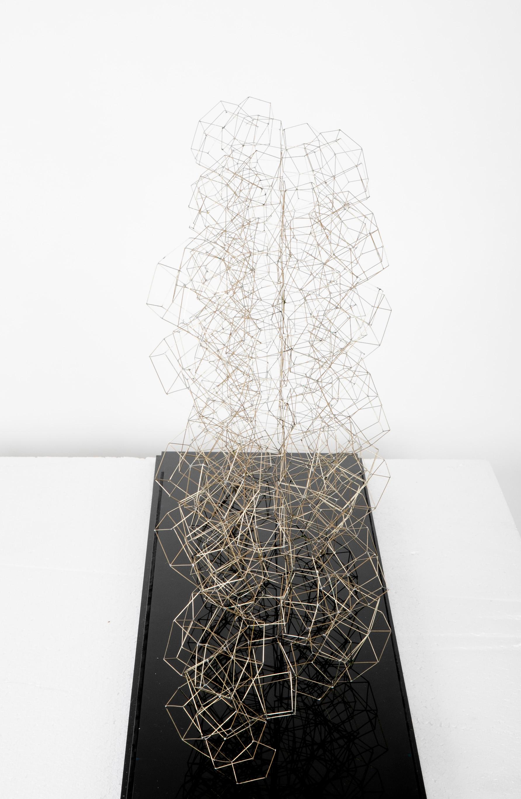 Sculpture en fil métallique soudé de l'artiste américaine Marilynn Gelfman Karp en vente 3