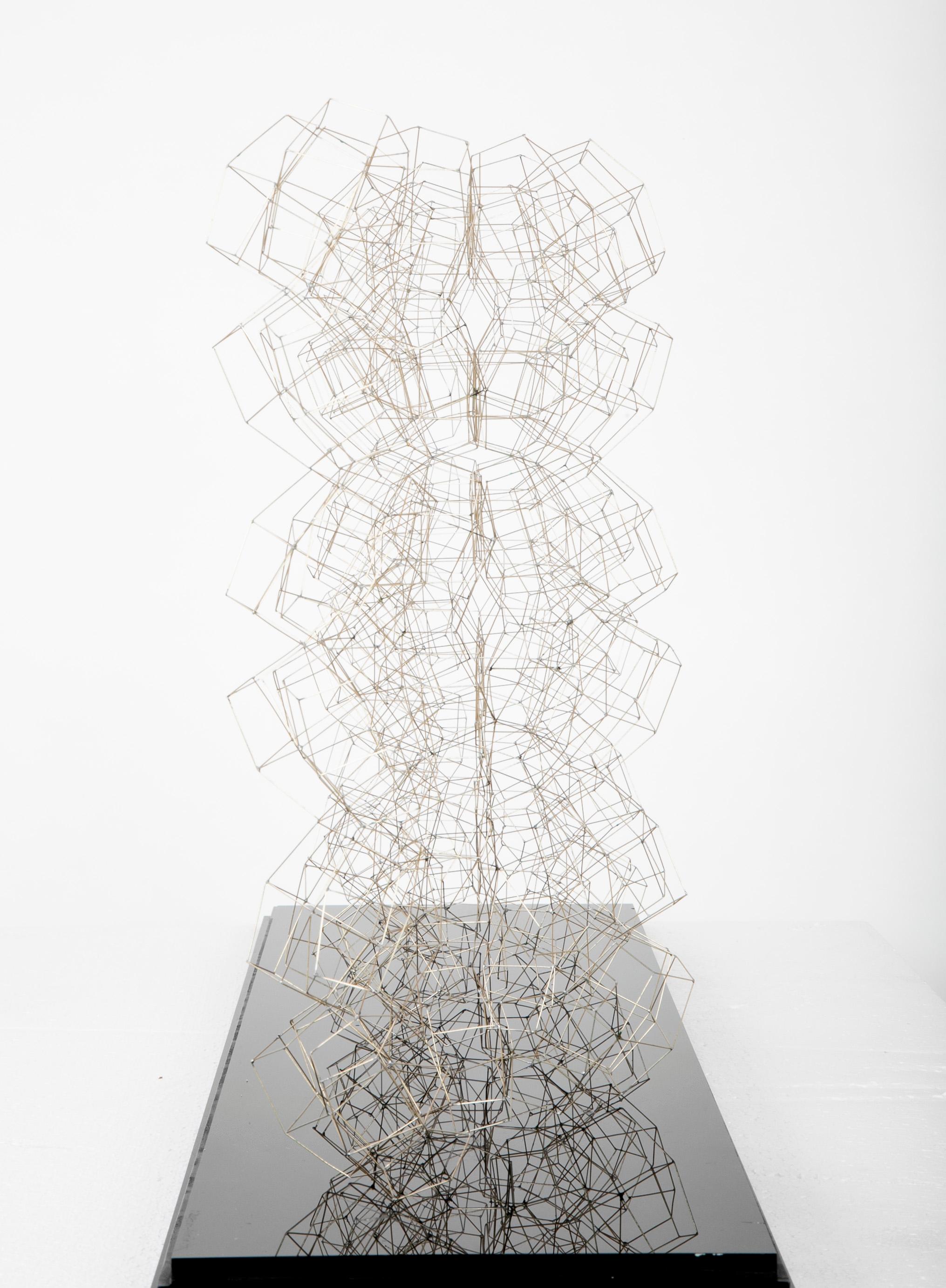 Fil de fer Sculpture en fil métallique soudé de l'artiste américaine Marilynn Gelfman Karp en vente