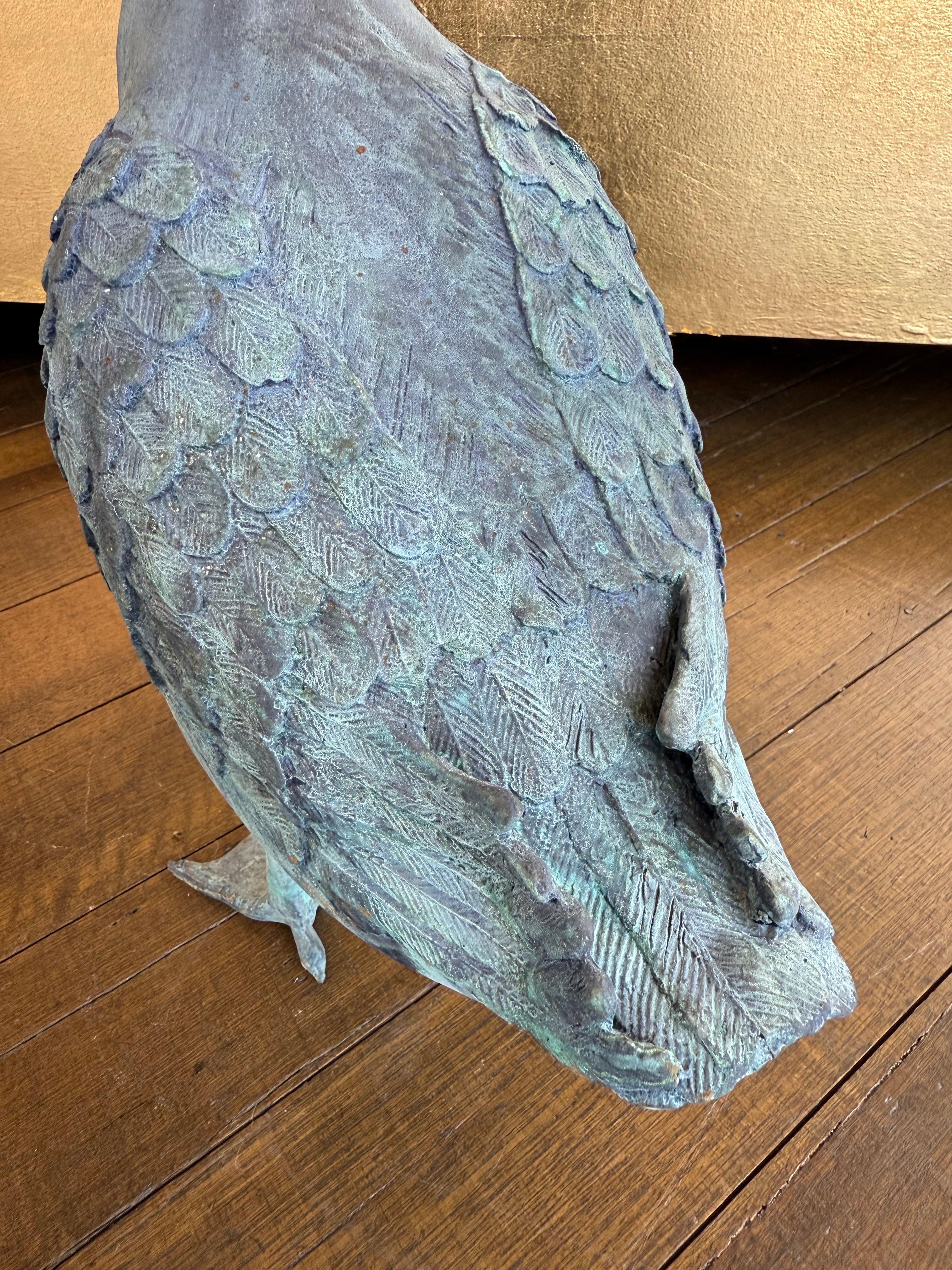 Eine Gans aus massivem Bronzeguss (21. Jahrhundert und zeitgenössisch) im Angebot