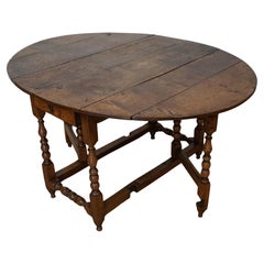 Mesa Gateleg de roble macizo Circa 1680