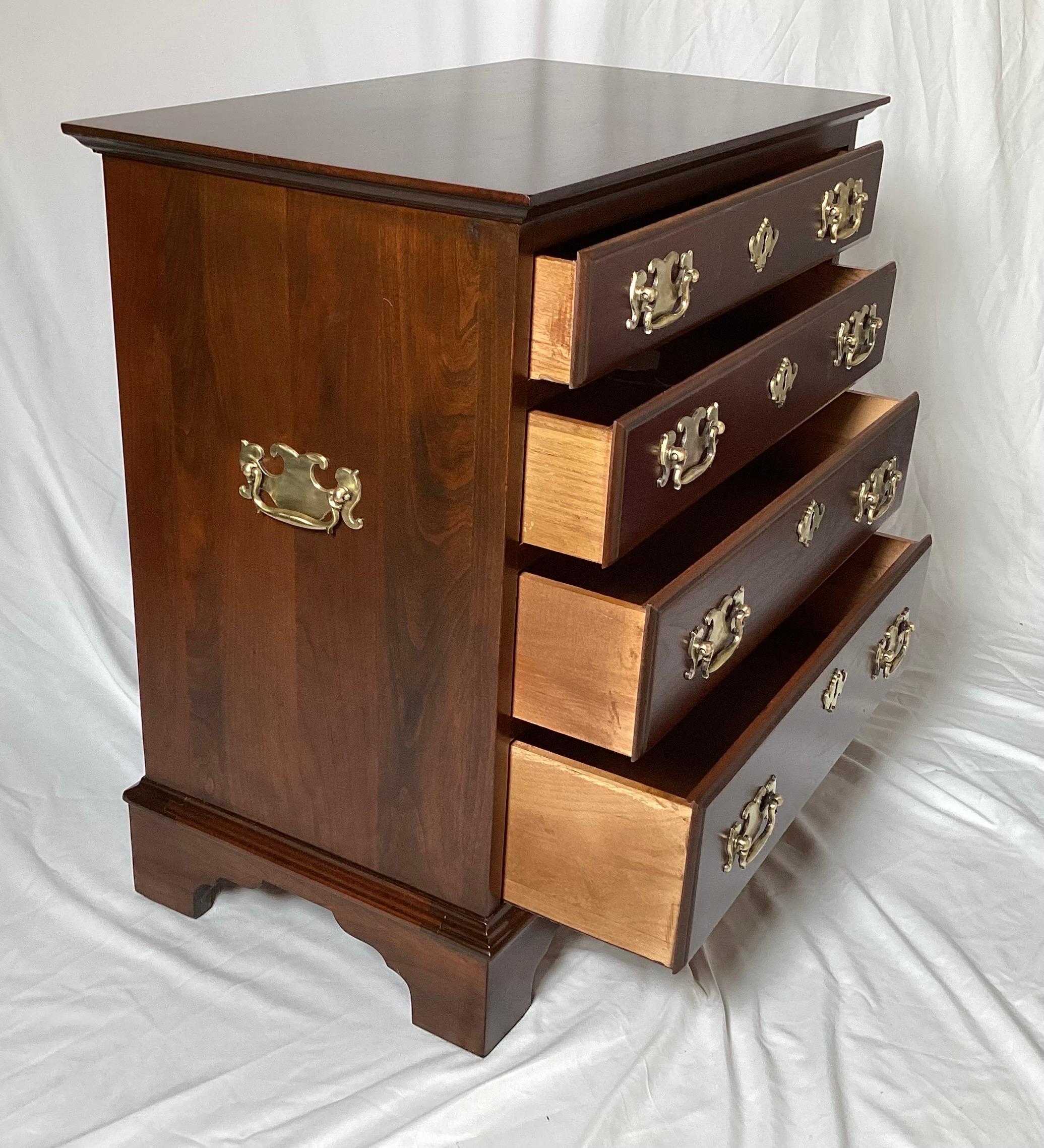 American Solid Pennsylvania Cherry Diminutive Bachelors Chest For Sale