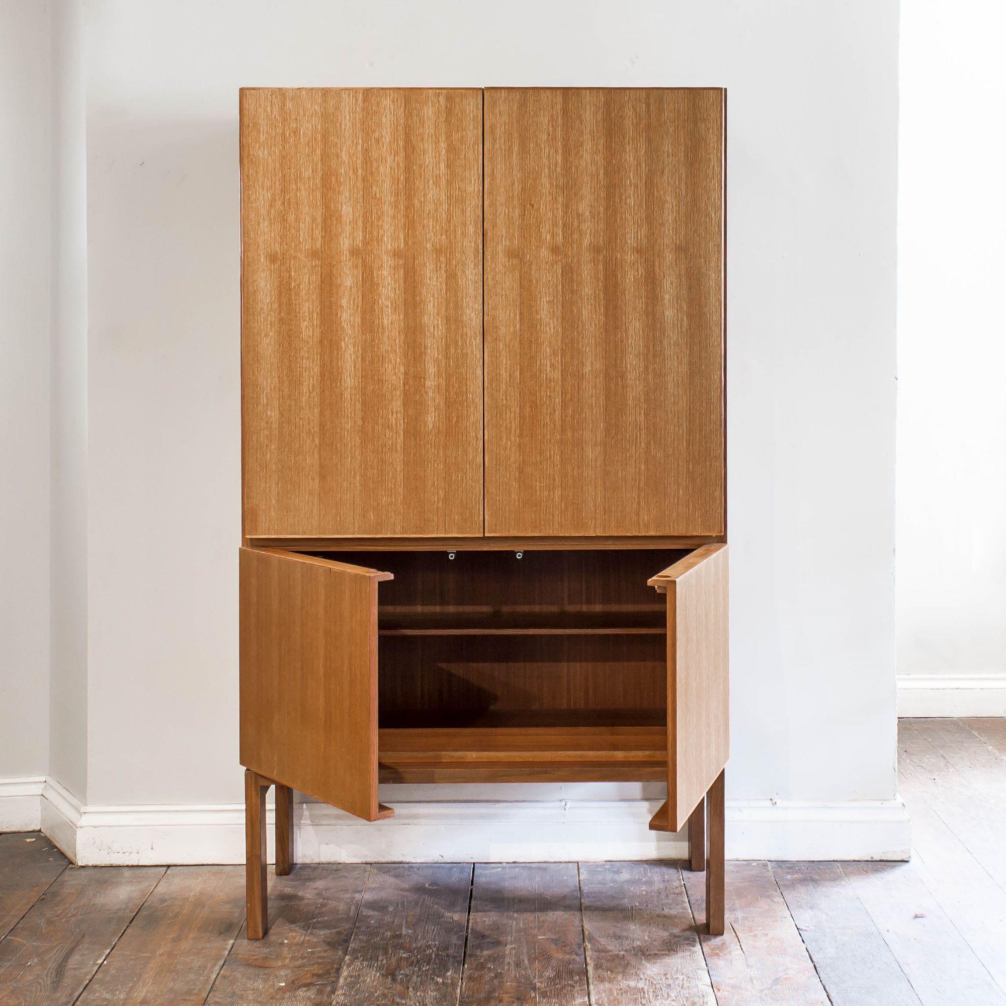 English Solid Teak 'GR69' 4-Door Cabinet by Robert Heritage for Gordon Russell For Sale