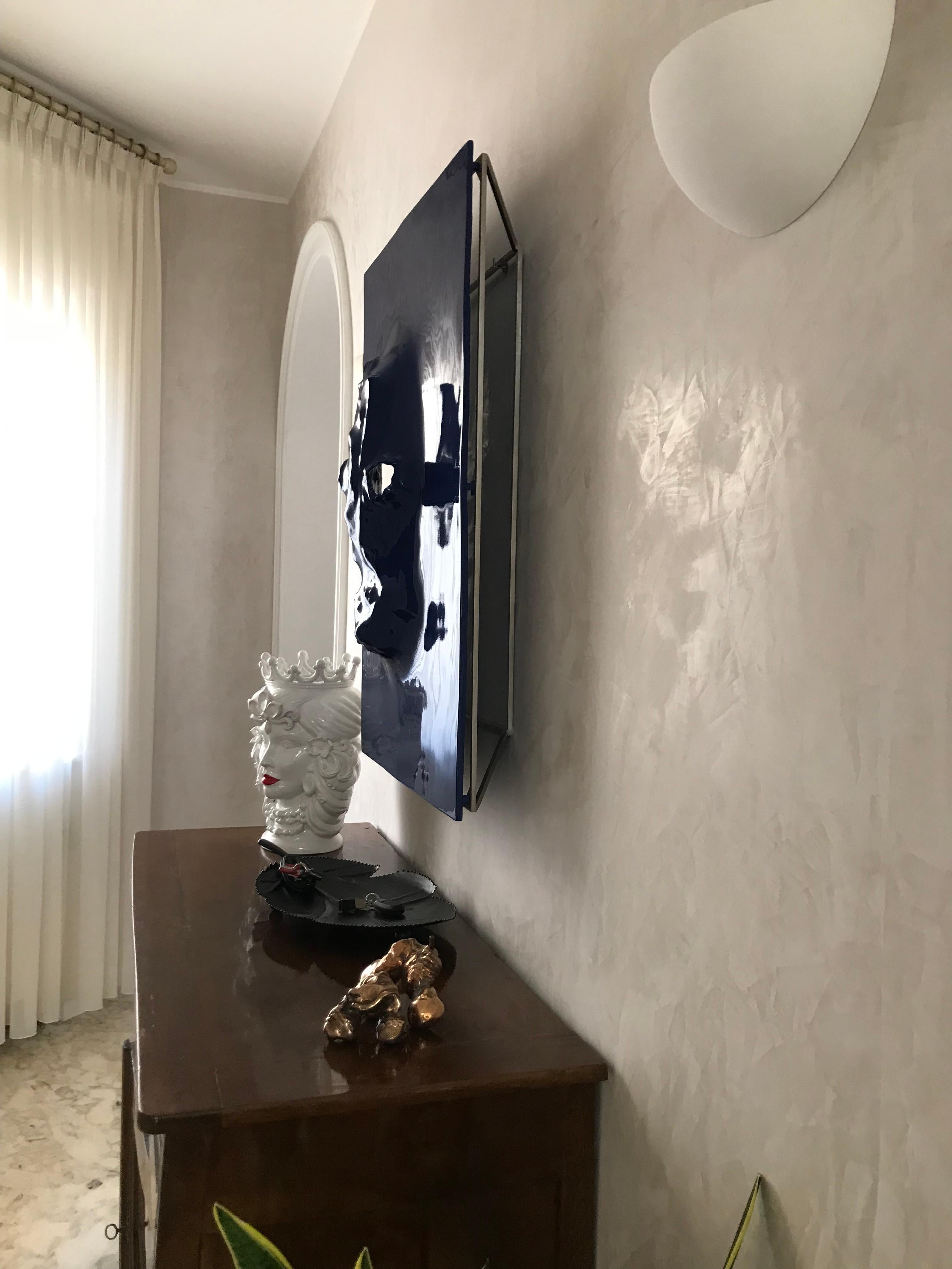 A SOUL INTENTION scultura contemporanea da parete in fusione di alluminio e acciaio verniciato In condizioni ottime in vendita a Roma, IT