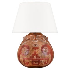 A South American Terracotta Vessel as a Table Lamp