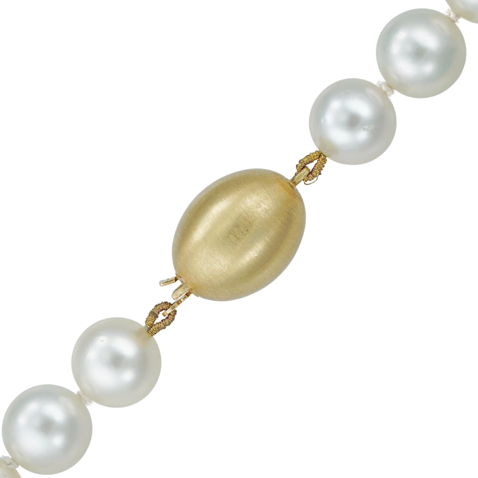 Modern South Sea Cultured Pearl Necklace