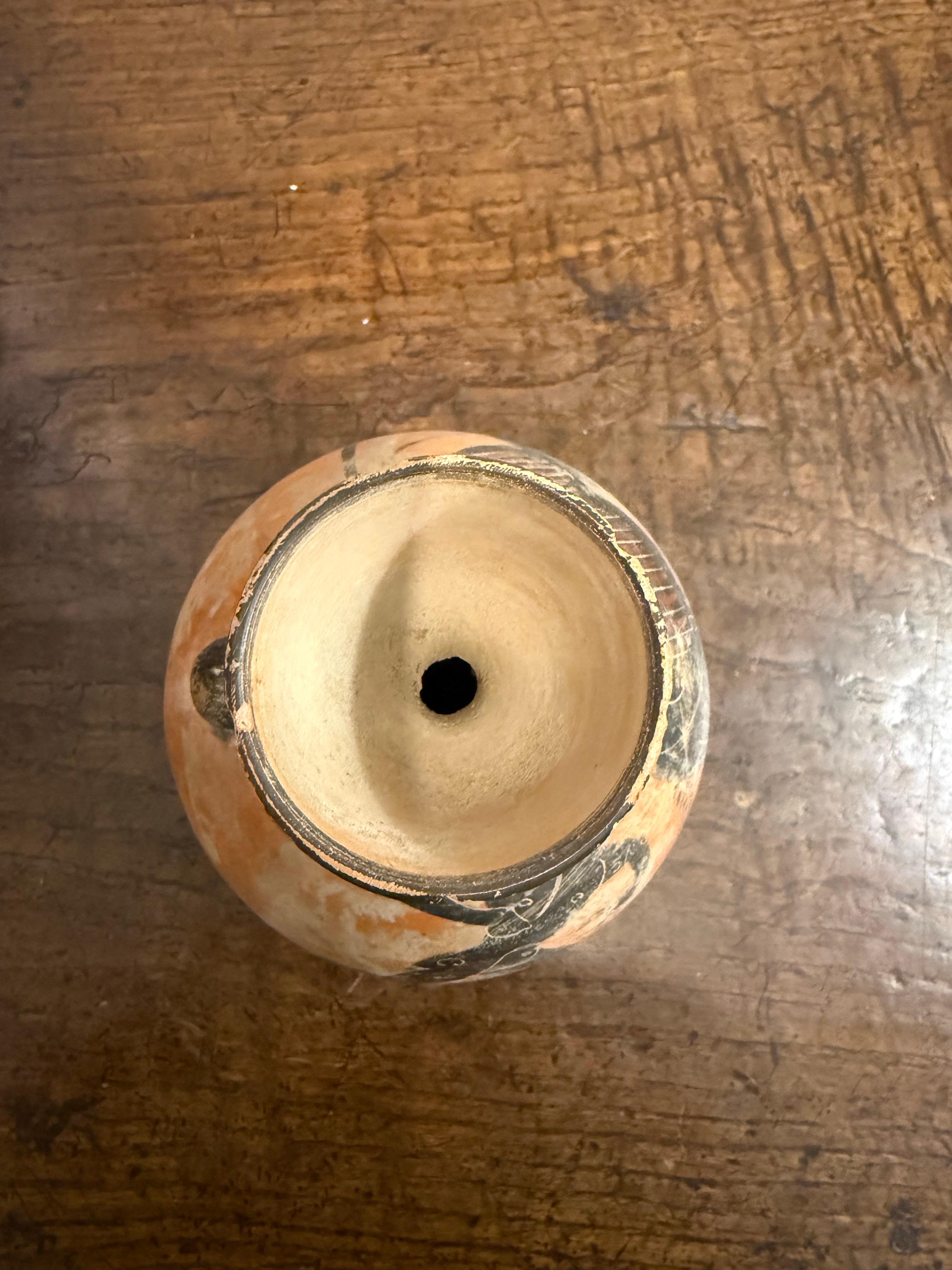 Eine Grand Tour im Stil der griechischen schwarzen Figur  Hockender Lekythos, 19. Jahrhundert im Angebot 5