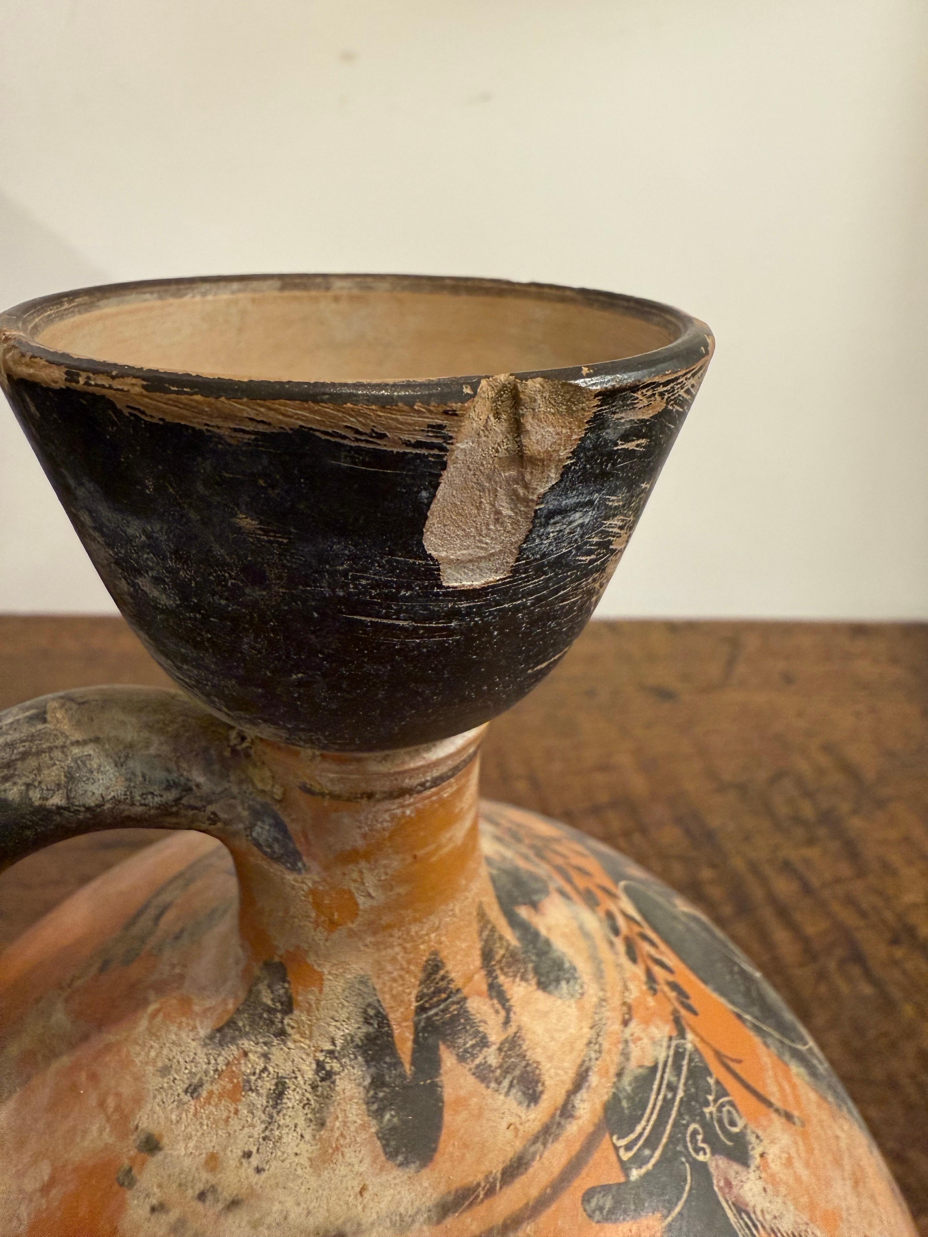 Eine Grand Tour im Stil der griechischen schwarzen Figur  Hockender Lekythos, 19. Jahrhundert im Angebot 9