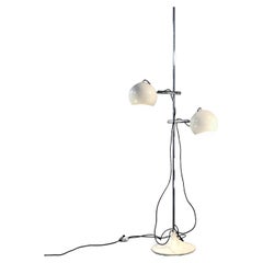 A SPACE-AGE 2 Lights FLOOR LAMP in ETIENNE FERMIGIER Style, France 1970