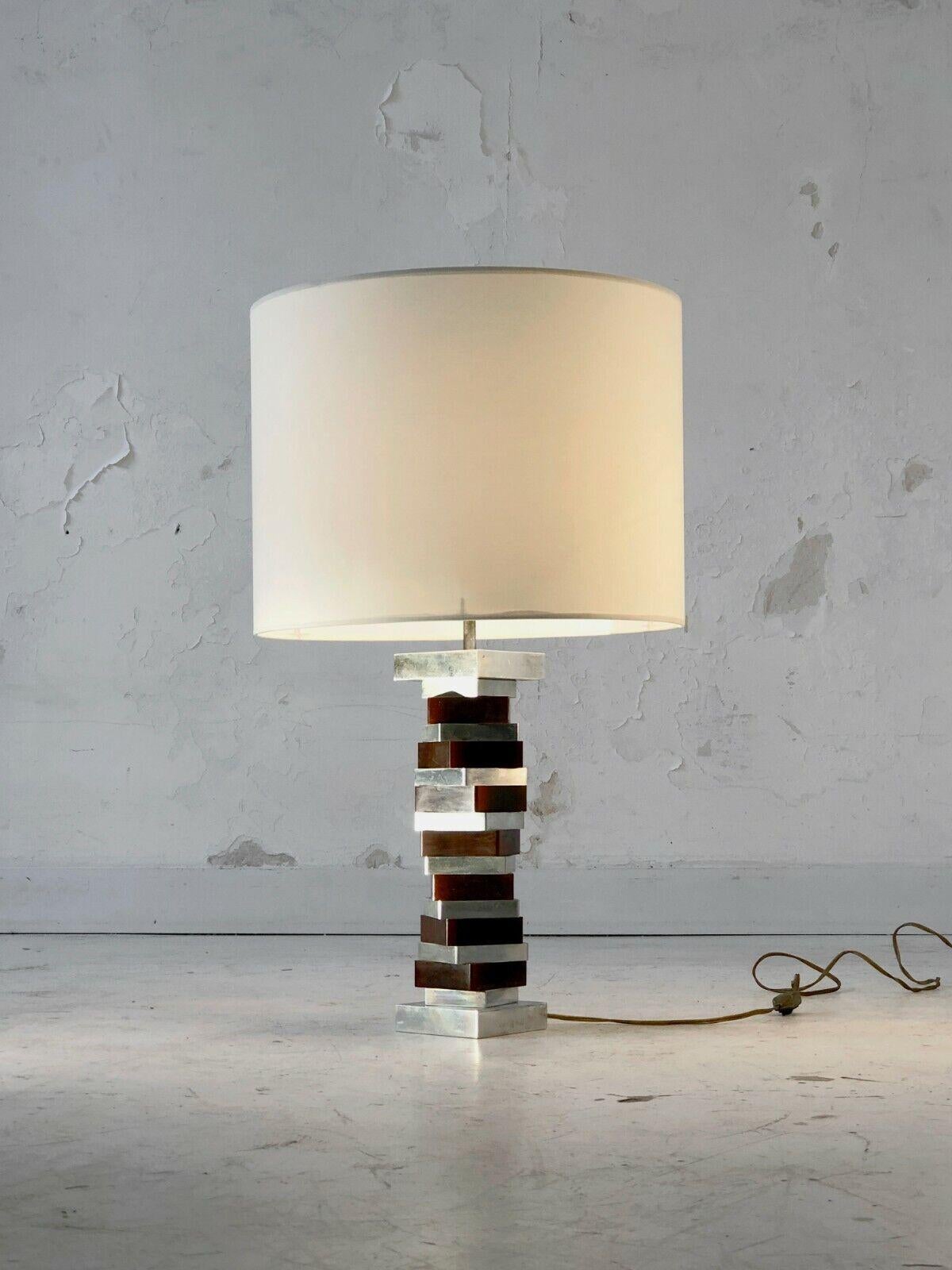 A SPACE-AGE helicoidal KINETIC TABLE LAMP, Frankreich 1970 im Angebot 5