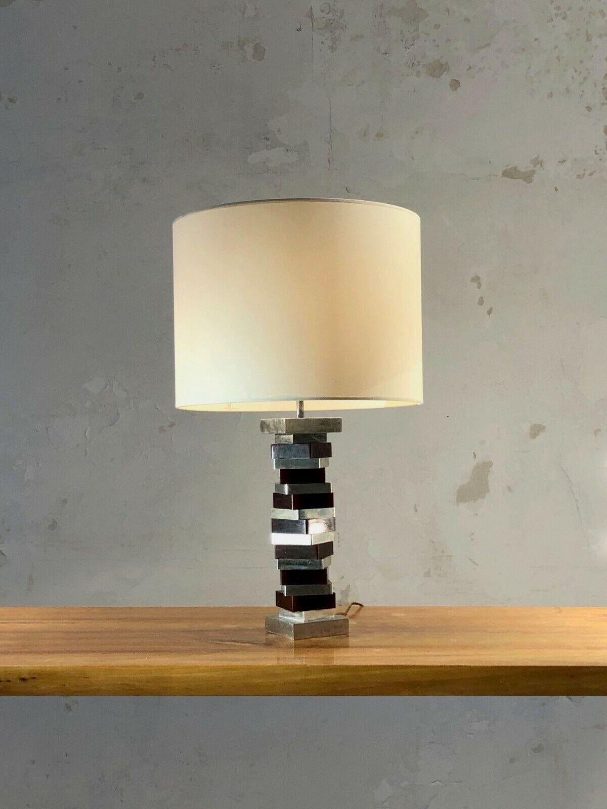 A SPACE-AGE helicoidal KINETIC TABLE LAMP, Frankreich 1970 (Französisch) im Angebot