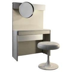 Minimalistischer SPACE-AGE-DRESSING-TABLE oder CONSOLE von PIERRE VANDEL, Frankreich, 1970