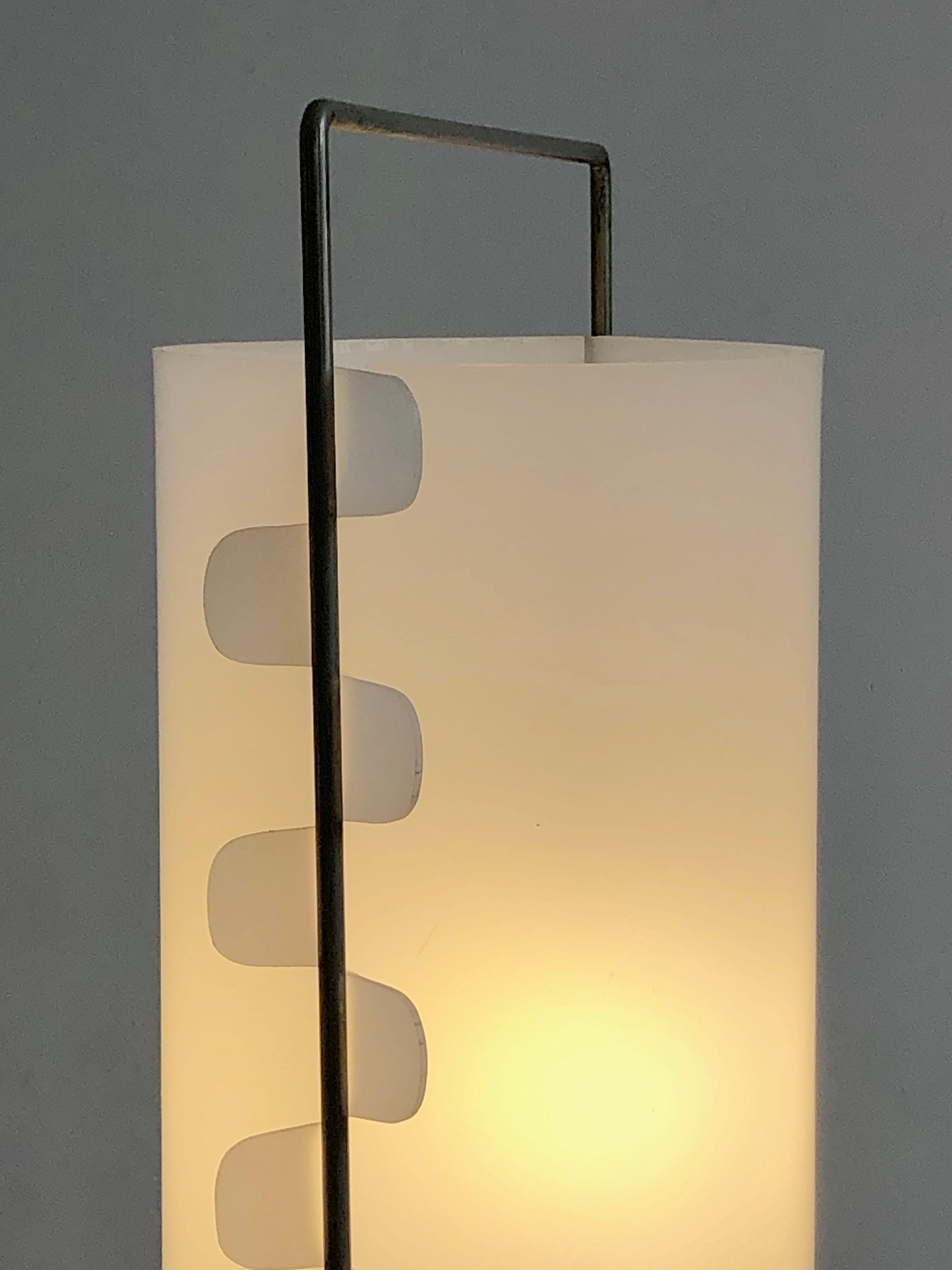 A Space-Age TABLE LAMP by JOSEPH-ANDRE MOTTE for DISDEROT, France 1960 For Sale 2