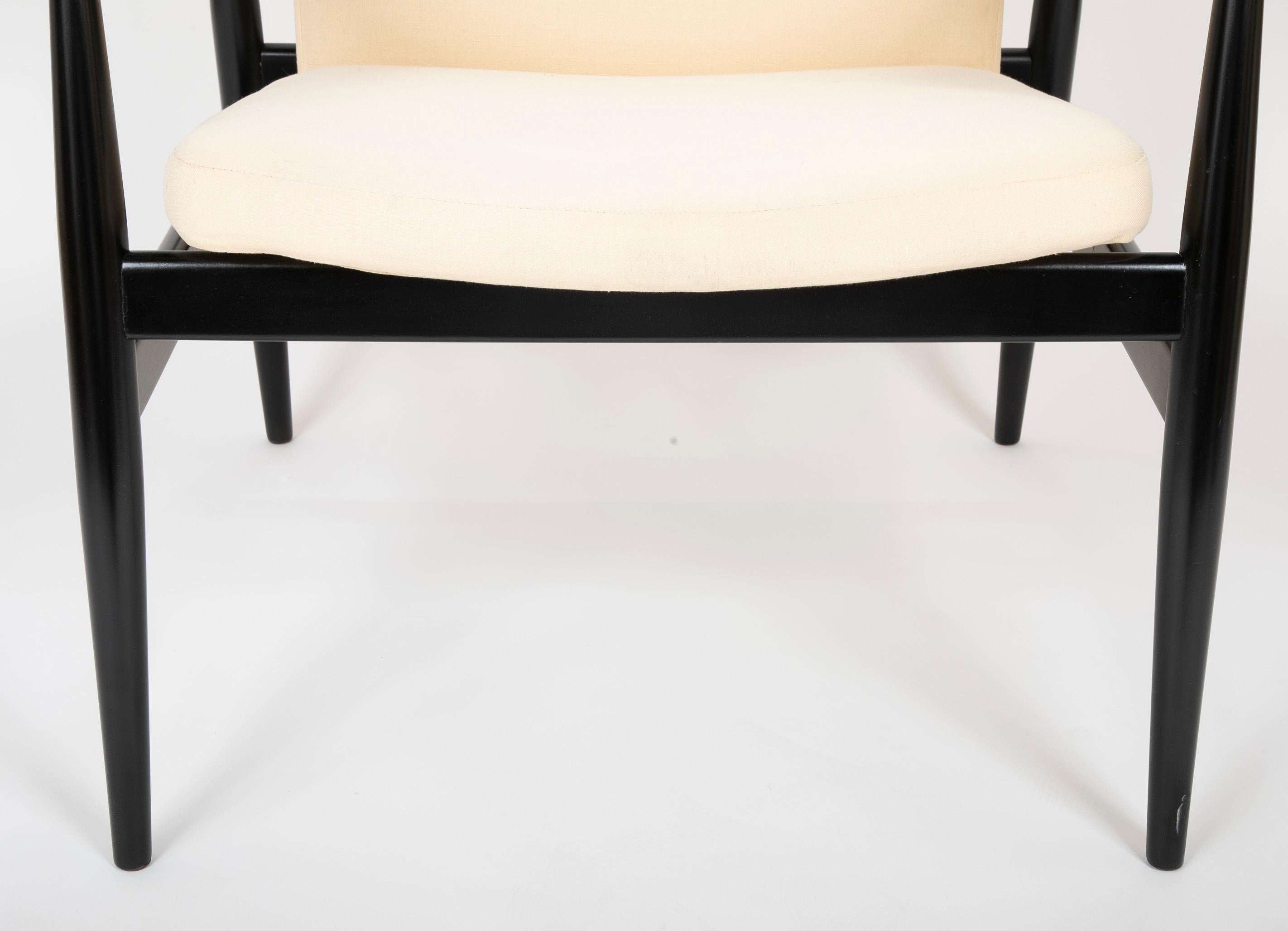 Ebonized Spade Chair Designed by Finn Juhl For Sale