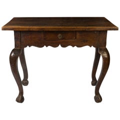 A Spanish 18th Century Walnut Side Table