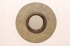 Spanish 19th C. Copper Brazier with Mirror