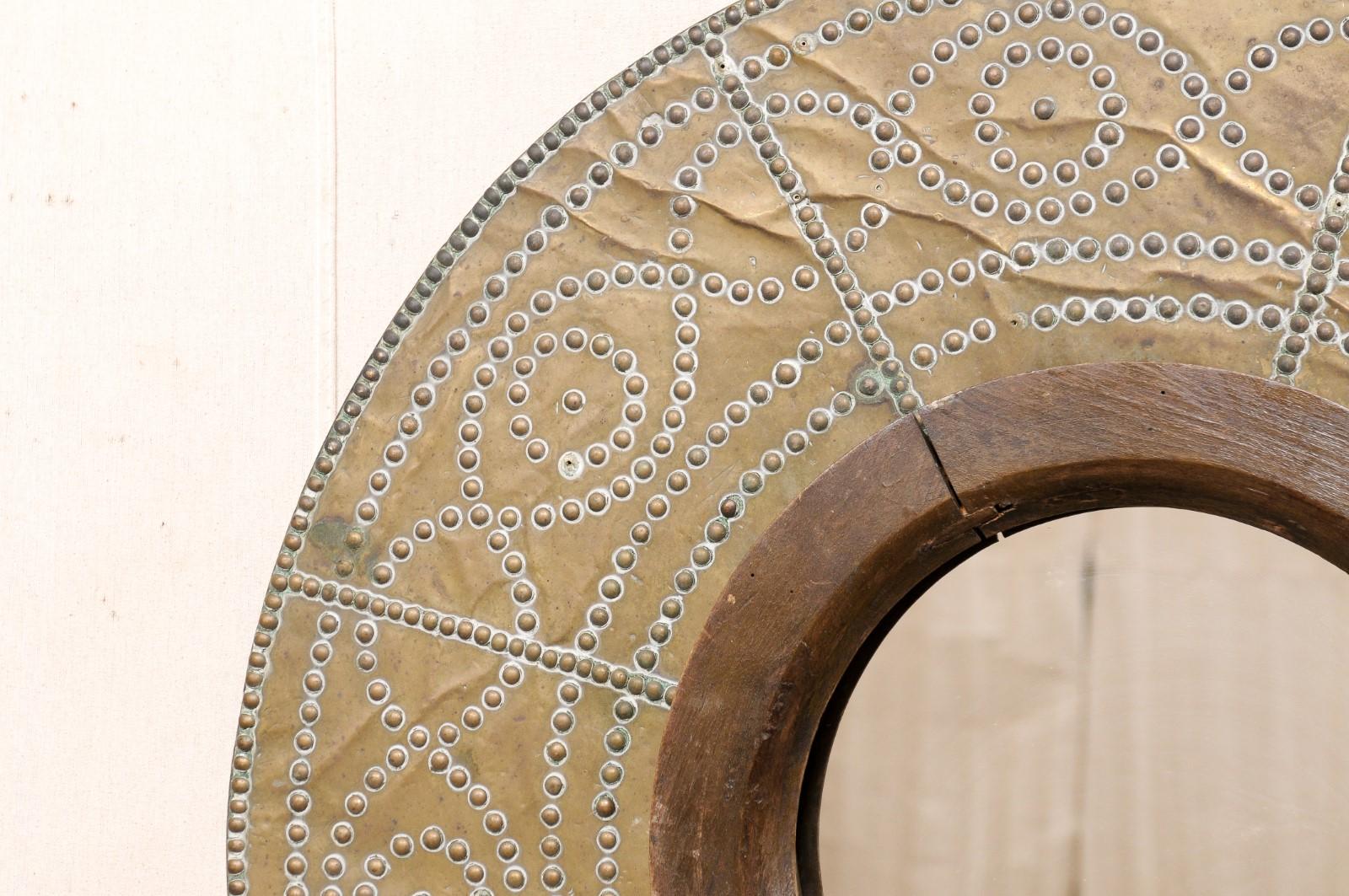 Spanischer Kupferbrenner mit Spiegel aus dem 19. Jahrhundert im Angebot 4