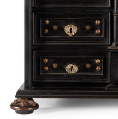 A Spanish 19th Century Ebonized Cabinet