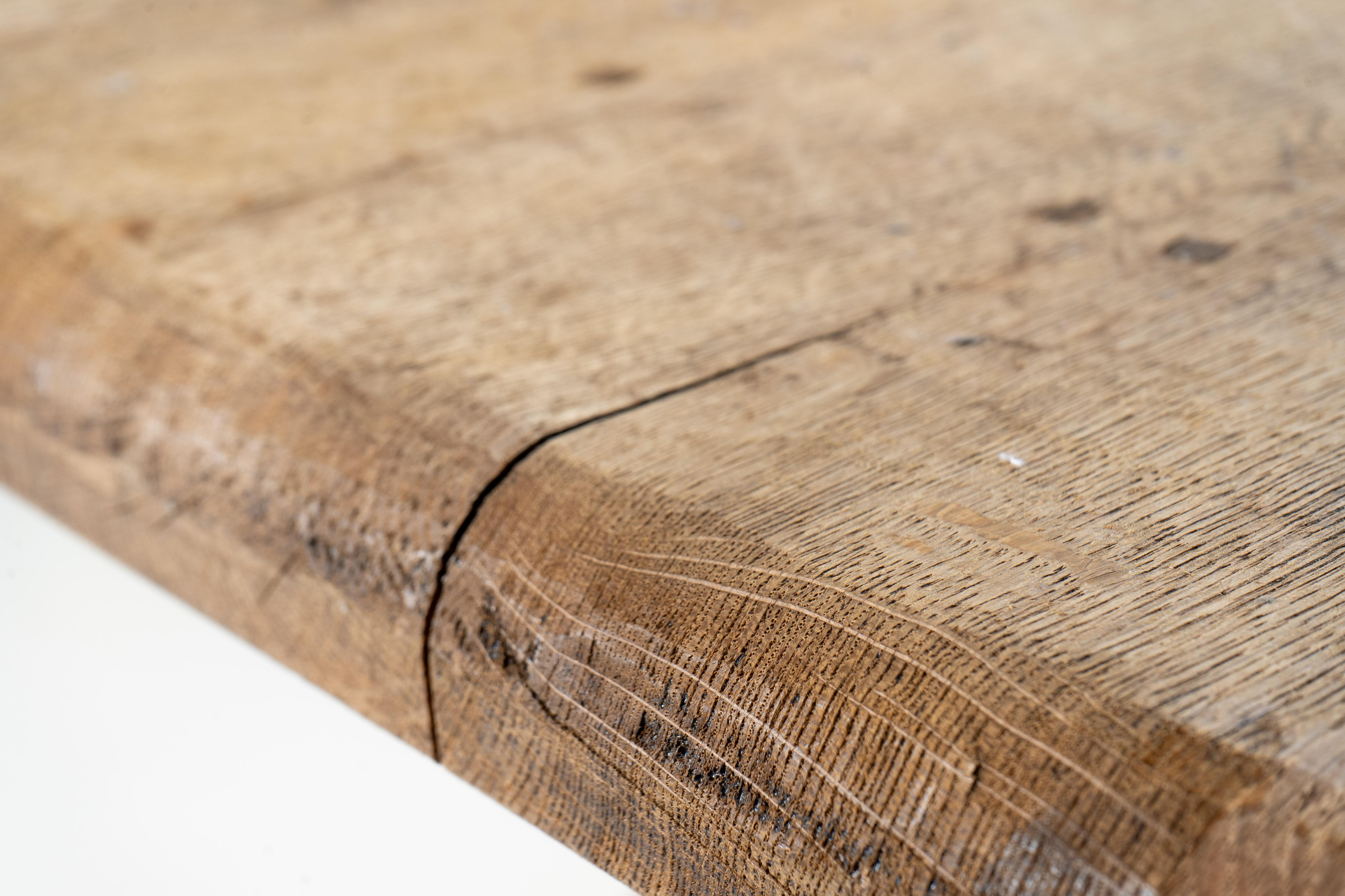 20ième siècle Table en bois de chêne des fermiers espagnols en vente