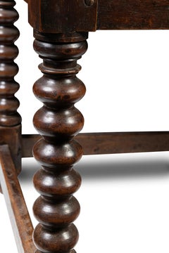 A Spanish Walnut Occasional Table, 18th Century