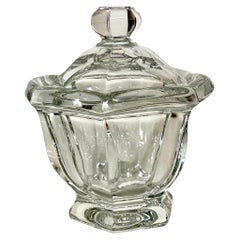 Baccarat Crystal Bonbonnière, or Sweets Dish with Fitted Lid